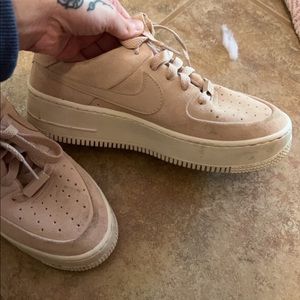 Light pink Air Force ones